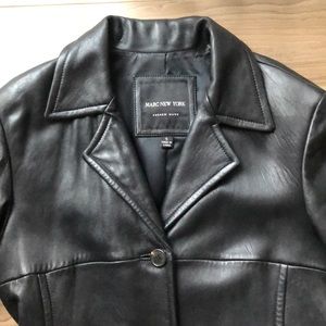 Andrew Marc Leather Coat
